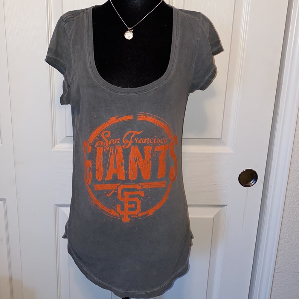 Giants Baseball T-Shirt Gray